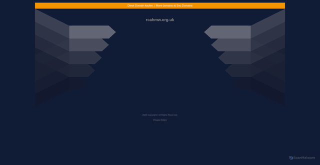 Security scan screenshot of http://www.rcahmw.org.uk/