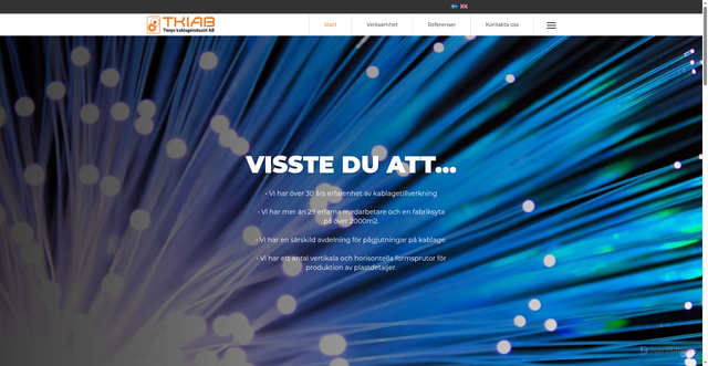 Security scan screenshot of https://tkiab.se
