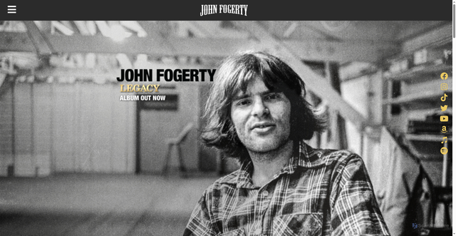 Security scan screenshot of https://johnfogerty.com/