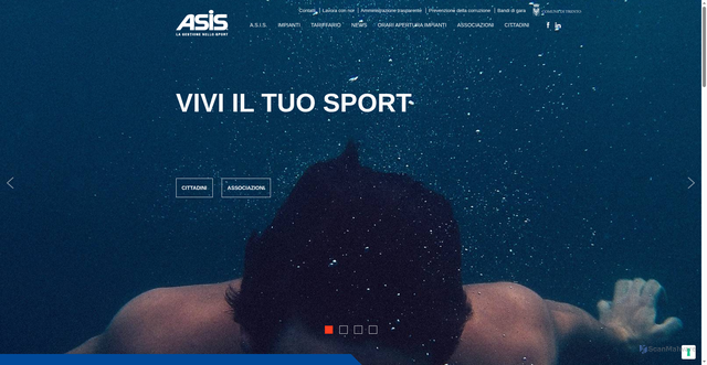 Security scan screenshot of https://www.asis.trento.it