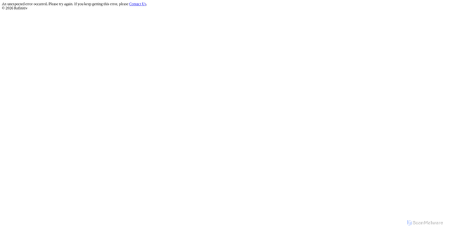 Security scan screenshot of https://amers1.heartbeat.ciam.refinitiv.com