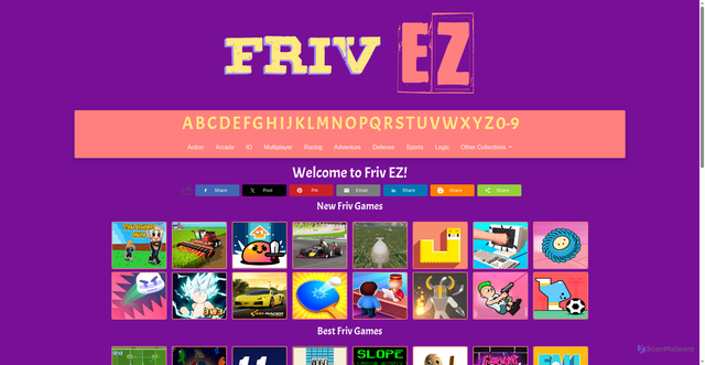 Security scan screenshot of https://frivez.com