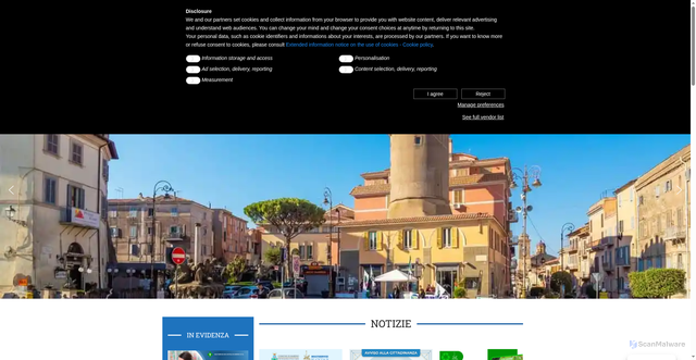 Security scan screenshot of https://www.multiservizimarino.it