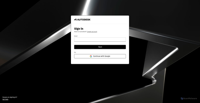 Security scan screenshot of https://acc.autodesk.eu