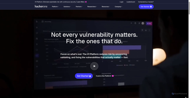 Security scan screenshot of https://hackerone-user-content.com