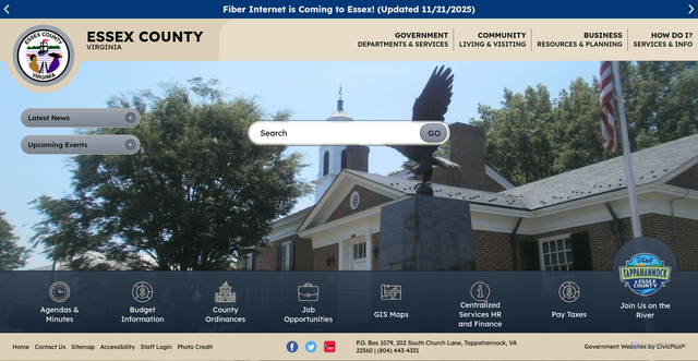 Security scan screenshot of https://www.essexva.gov/