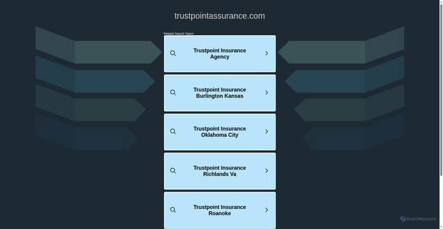 Security scan screenshot of https://trustpointassurance.com/