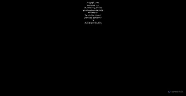 Security scan screenshot of https://epsiloncloud.org