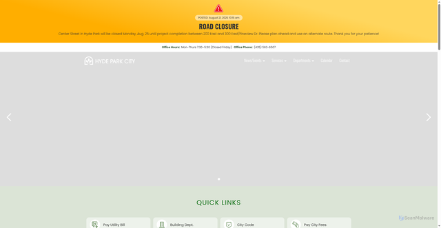 Security scan screenshot of https://www.hpcutah.gov/