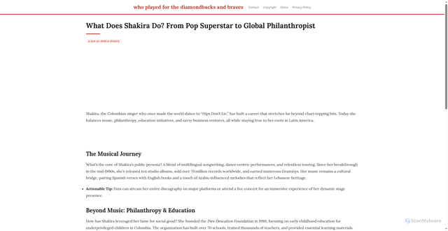 Security scan screenshot of https://rasacreativestudio-dp19pts6d5j2.edgeone.app/a-que-se-dedica-shakira.html