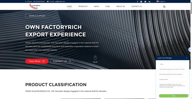 Security scan screenshot of https://resistancealloy.com