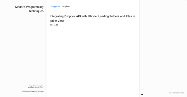 Security scan screenshot of https://buildbetter319.pages.dev/categories/dropbox/