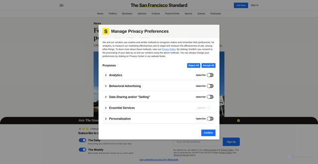 Security scan screenshot of https://sfstandard.com/2025/10/08/four-found-dead-san-francisco-home-police-investigating-as-possible-homicide/