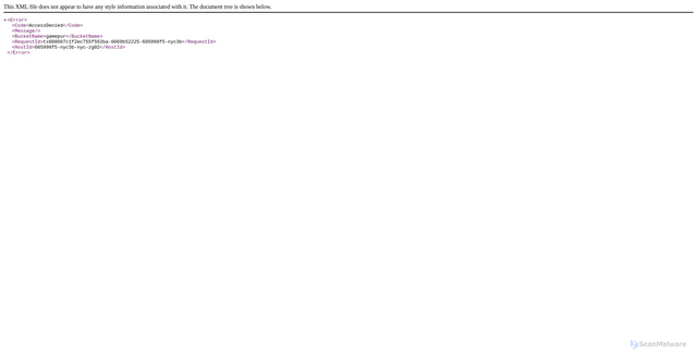 Security scan screenshot of https://assets.gamepur.com