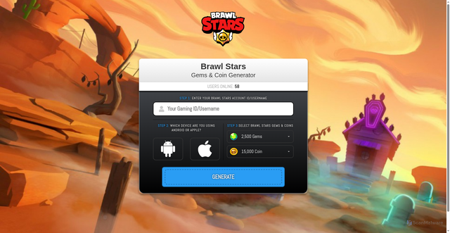 Security scan screenshot of https://brwlstrs.netlify.app/