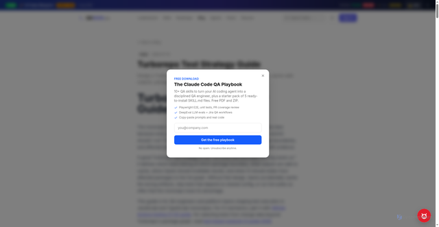 Security scan screenshot of https://qaskills.sh/blog/turborepo-test-strategy-guide