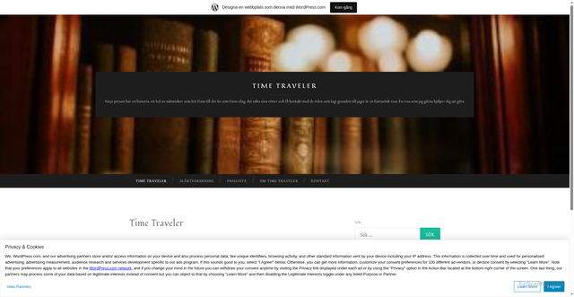 Security scan screenshot of https://timetraveler.se