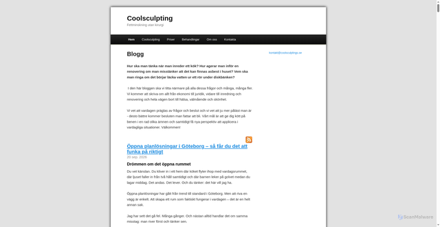 Security scan screenshot of https://coolsculptings.se