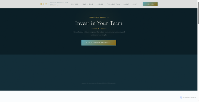 Security scan screenshot of https://hrc-website.pages.dev/corporate/