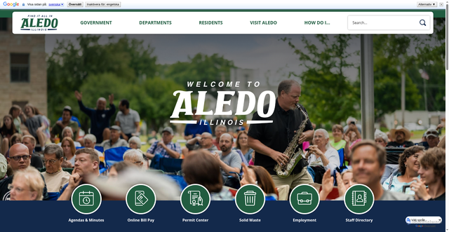 Security scan screenshot of https://www.aledoil.gov/