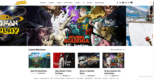 Security scan screenshot of https://capsulecomputers.com.au