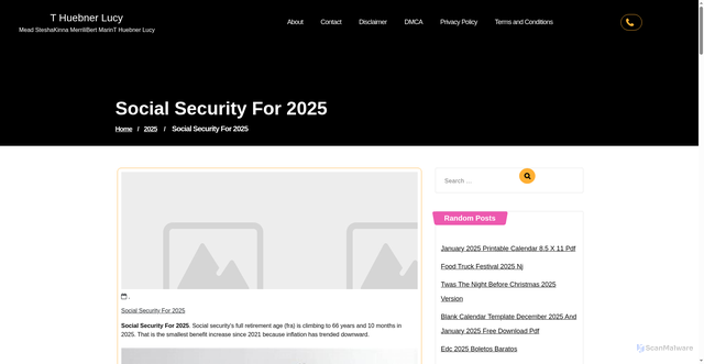 Security scan screenshot of https://thuebnerlucy.pages.dev/flcns-social-security-for-2025-pckfo/
