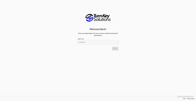 Security scan screenshot of https://tksv4.myconnectsecure.com