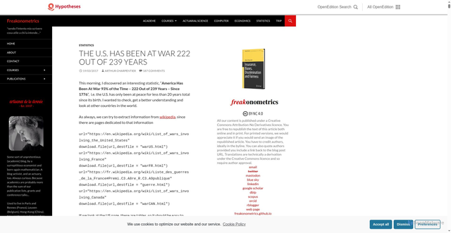 Security scan screenshot of https://freakonometrics.hypotheses.org/50473