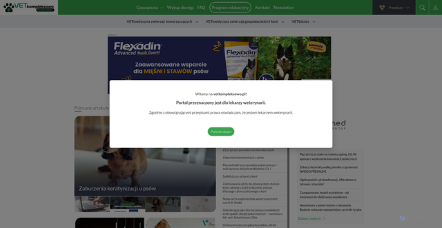 Security scan screenshot of https://vetkompleksowo.pl