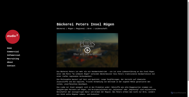 Security scan screenshot of https://studio2-cpp.pages.dev/projects/b%C3%A4ckerei-peters-insel-r%C3%BCgen/