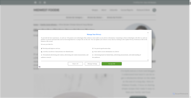 Security scan screenshot of https://midwestfoodieblog.com/olive-garden-chicken-gnocchi-soup/