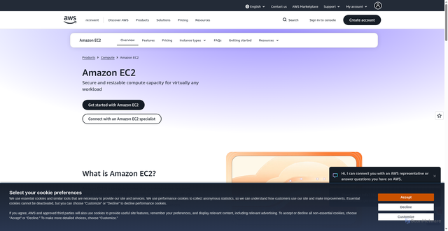 Security scan screenshot of https://ec2.cn-north-1.amazonaws.com.cn