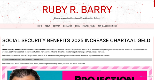 Security scan screenshot of https://rubyrbarry.pages.dev/gdfnv-social-security-benefits-2025-increase-chartaal-geld-cdhlm/