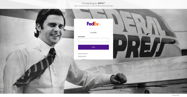 Security scan screenshot of https://fedex.eu.qualtrics.com