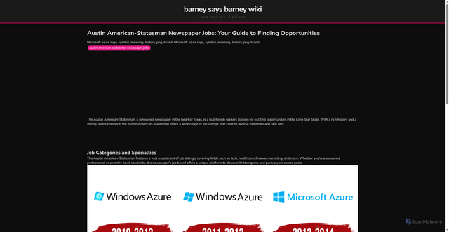 Security scan screenshot of https://nusadigitalflow-dptj67vhrte8.edgeone.app/austin-american-statesman-newspaper-jobs.html