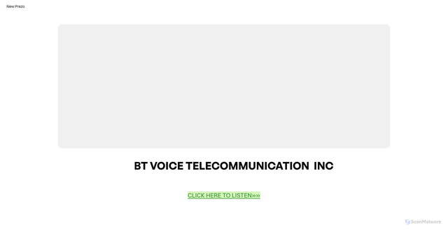 Security scan screenshot of https://prezo.ai/public/new-prezo--321242c5-6184-467d-a75f-b96c1f357103