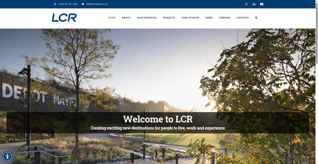 Security scan screenshot of https://lcrproperty.co.uk/