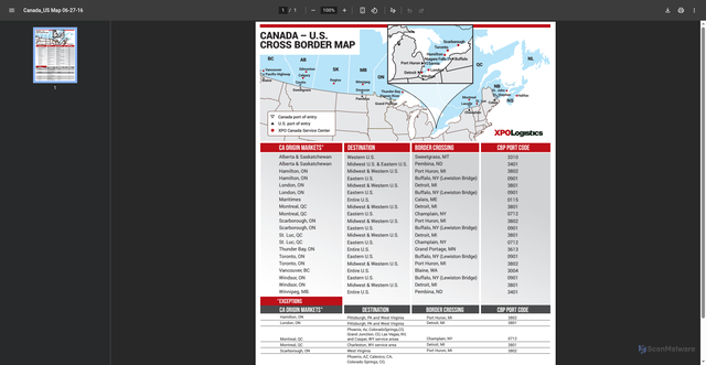 Security scan screenshot of https://www.con-way.com/resources/freight_marketing/canada/canada_to_us_border_crossings_map.pdf