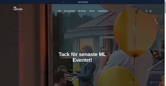 Security scan screenshot of https://mlcenter.se
