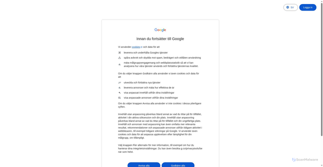 Security scan screenshot of https://maps.google.be