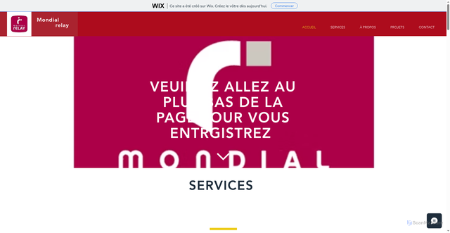 Security scan screenshot of https://compagniemondialre3.wixsite.com/my-site