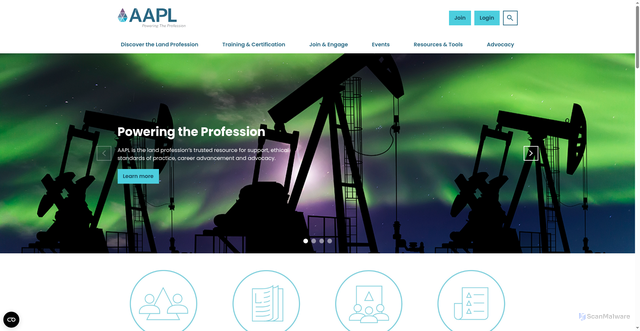 Security scan screenshot of https://www.landman.org