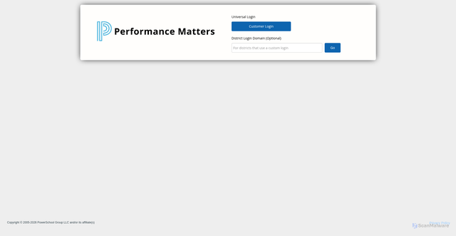 Security scan screenshot of https://unify.performancematters.com/