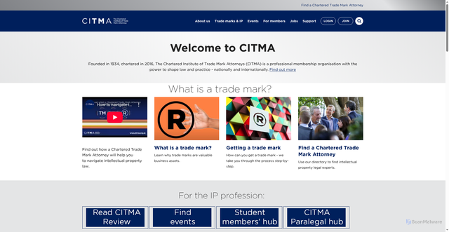 Security scan screenshot of https://www.citma.org.uk/