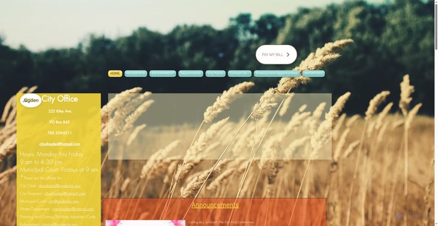 Security scan screenshot of https://www.ogden-ks.gov/