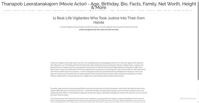 Security scan screenshot of https://nusaglobalmedia-dpsuywzva9wq.edgeone.app/11-real-life-vigilantes-who-took-justice-into-their-own-hands.html