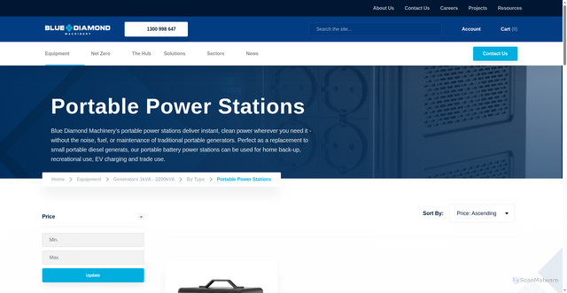 Security scan screenshot of https://gyeyk.info/generators/portable-power-stations/