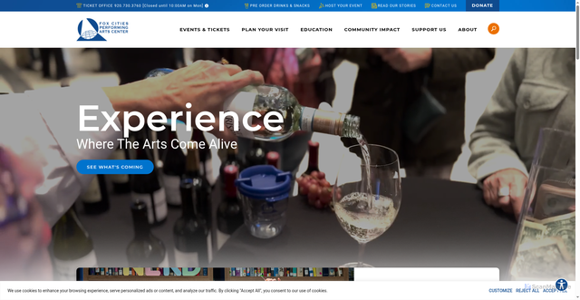 Security scan screenshot of https://foxcitiespac.com/