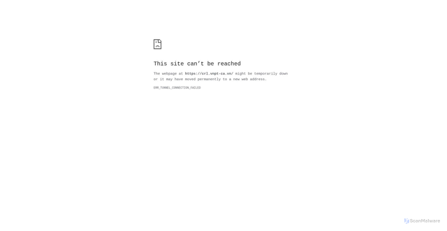 Security scan screenshot of https://crl.vnpt-ca.vn