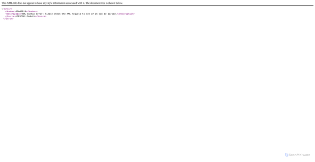 Security scan screenshot of https://secure.shippingapis.com